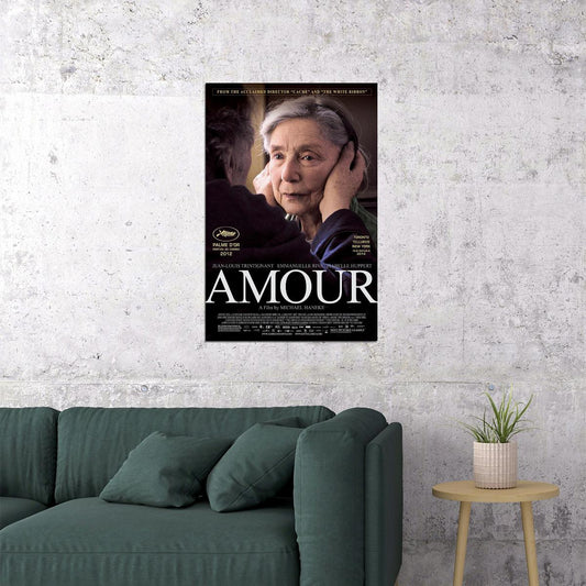 Amour 2012 Movie Drama Family Lovely Poster Wall Art Print Home Wall Decor - xonomax