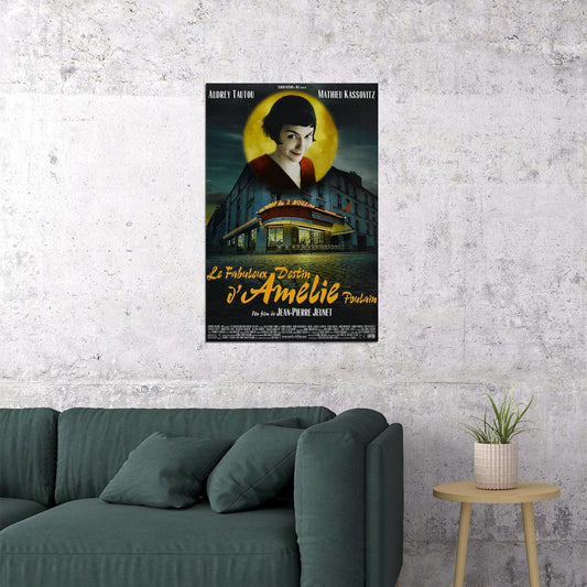 Amelie Comedy Romance Movie Poster Wall Art Print Home Wall Decor - xonomax