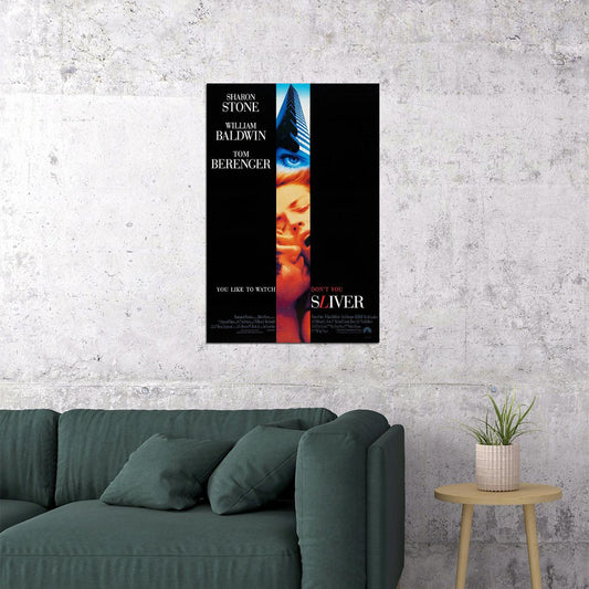 Sliver Movie Comedy Drama Romantic Poster Wall Art Print Home Wall Decor - xonomax