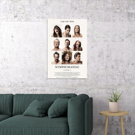 Nymphomaniac Vol.1 Movie Drama Action Poster Wall Art Print Home Wall Decor - xonomax