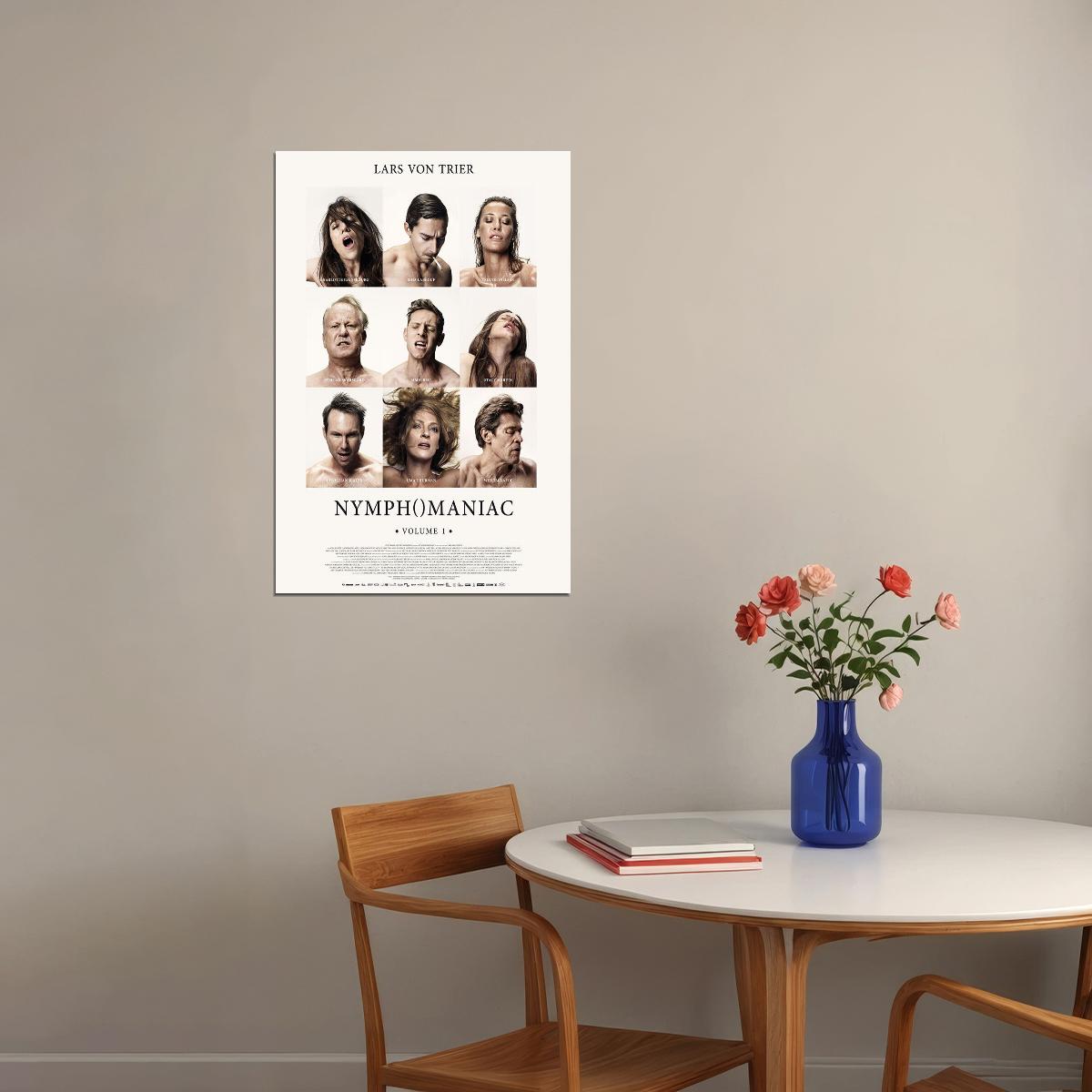 Nymphomaniac Vol.1 Movie Drama Action Poster Wall Art Print Home Wall Decor - xonomax