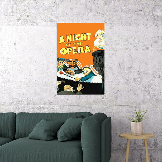 A Night At The Opera Movie Music Comedy Musical Poster Wall Art Print Home Wall Decor - xonomax
