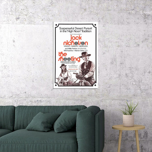 The Shooting Movie Drama Western Adventure Action Poster Wall Art Print Home Wall Decor - xonomax