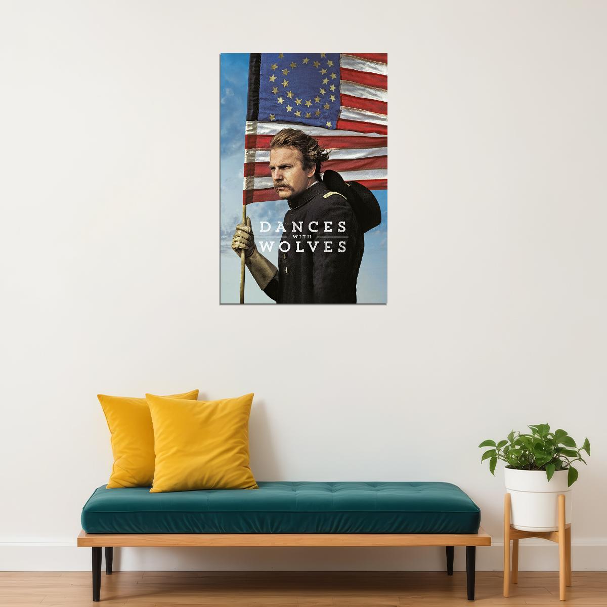 Dances With Wolves Movie Adventure Drama Poster Wall Art Print Home Wall Decor - xonomax