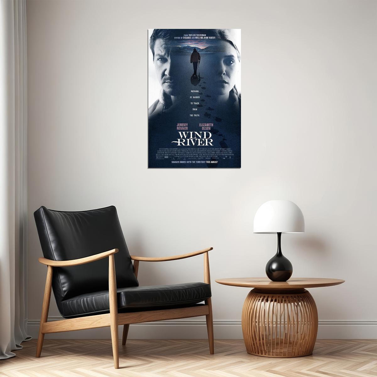 Wind River Movie Crime Drama Mystery Poster Wall Art Print Home Wall Decor - xonomax
