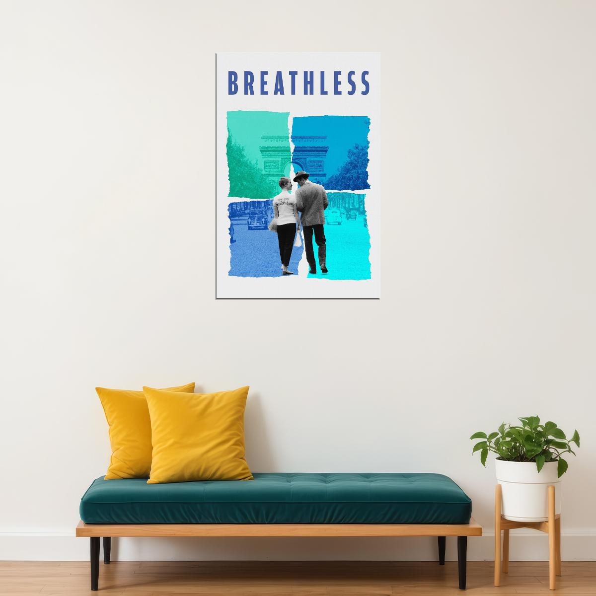 Out Of Breath Movie Crime Drama Poster Wall Art Print Home Wall Decor - xonomax