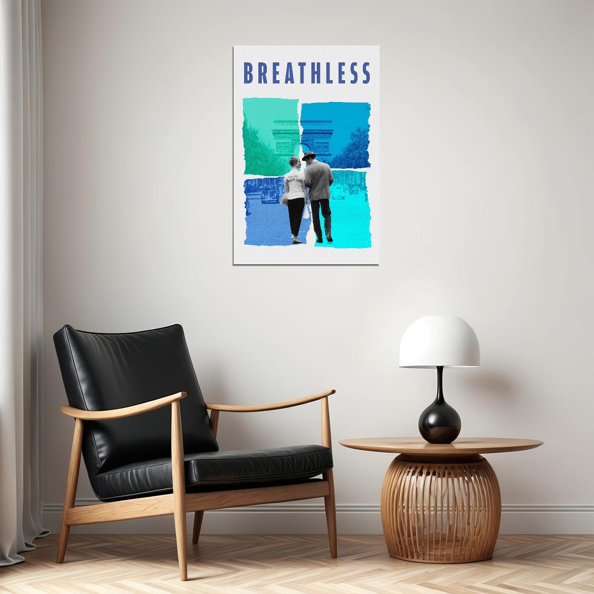 Out Of Breath Movie Crime Drama Poster Wall Art Print Home Wall Decor - xonomax