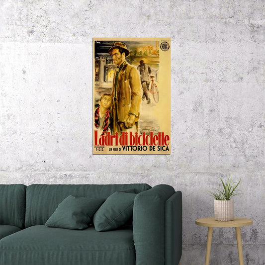 Bike Thieves Movie Drama Action War Poster Wall Art Print Home Wall Decor - xonomax