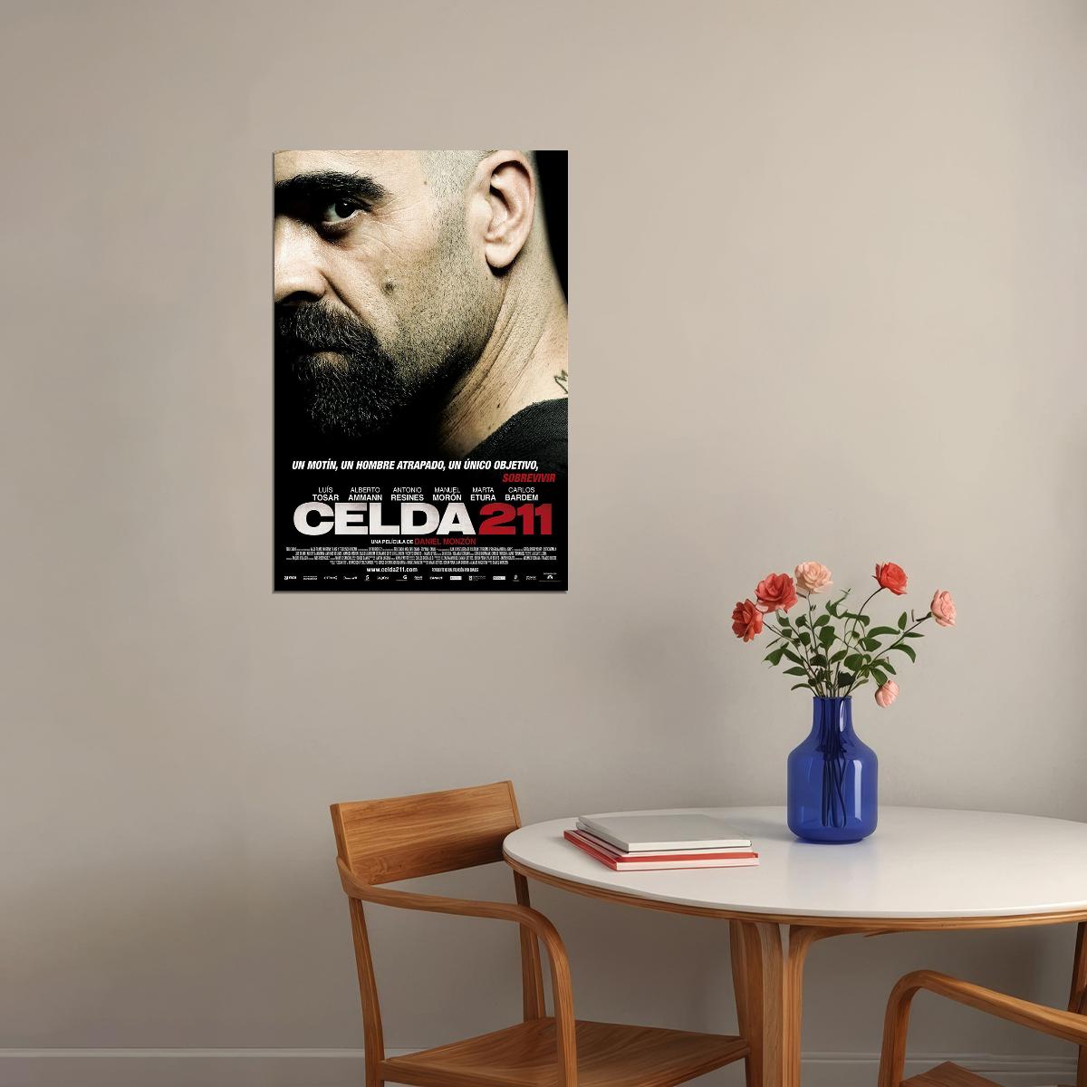 Cell 211 Movie Action Crime Drama Adventure Poster Wall Art Print Home Wall Decor - xonomax