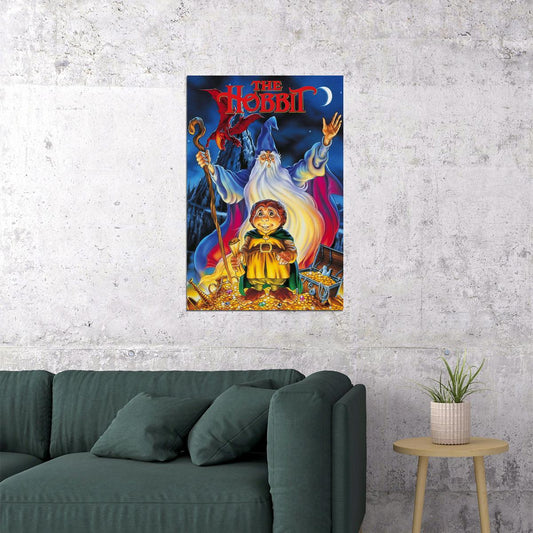 The Hobbit Lord Of The Rings Animated Movie Comedy Poster Wall Art Print Home Wall Decor - xonomax
