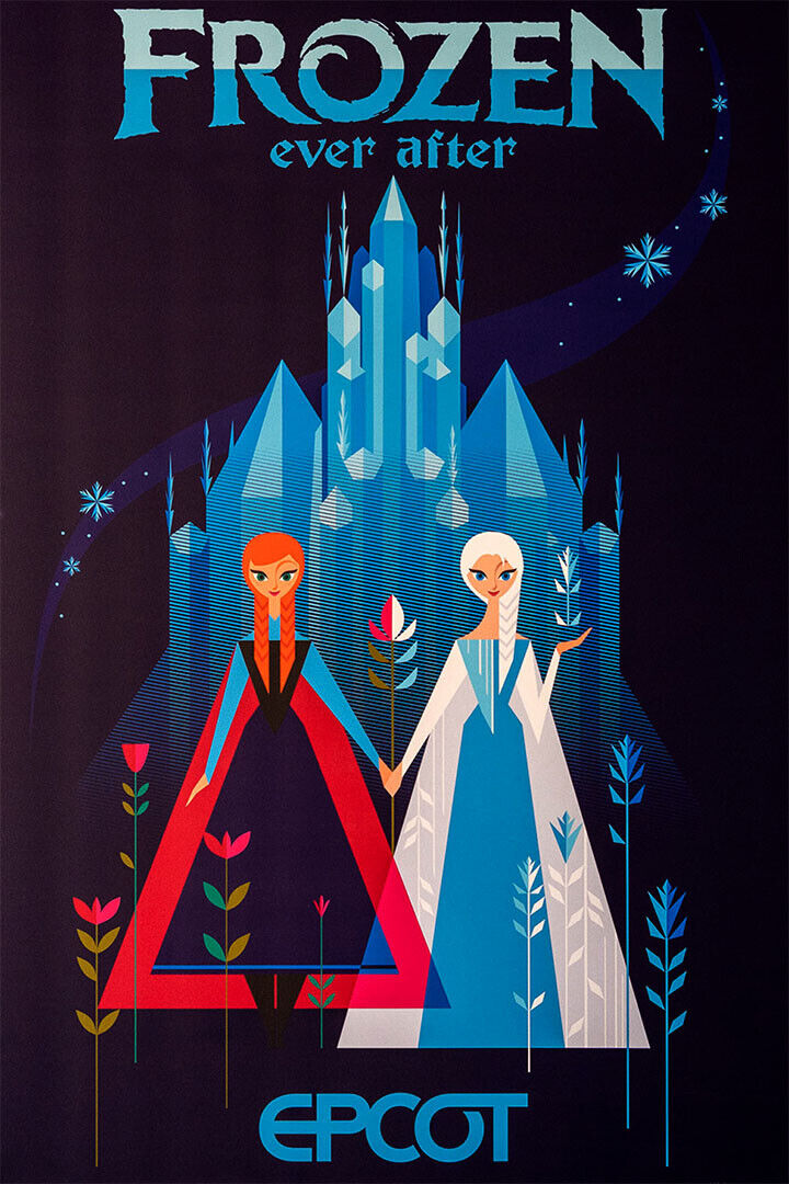 Epcot Center Attraction Frozen Ever After Poster Wall Art Print Home Wall Decor - xonomax
