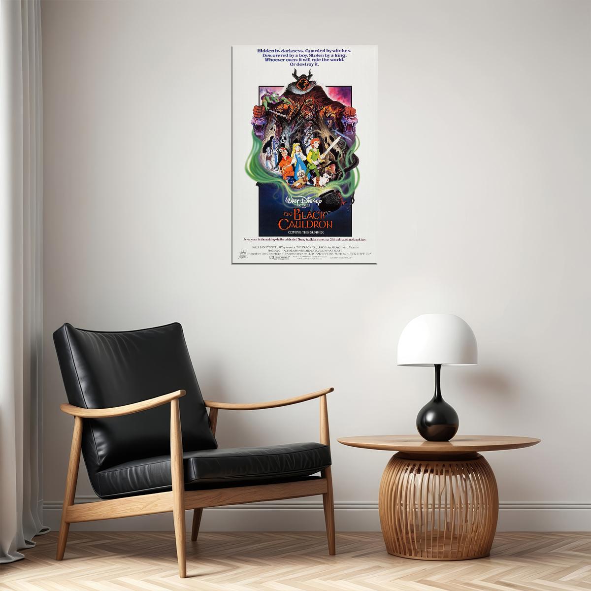 The Black Cauldron Animation Movie Action Adventure Poster Wall Art Print Home Wall Decor - xonomax