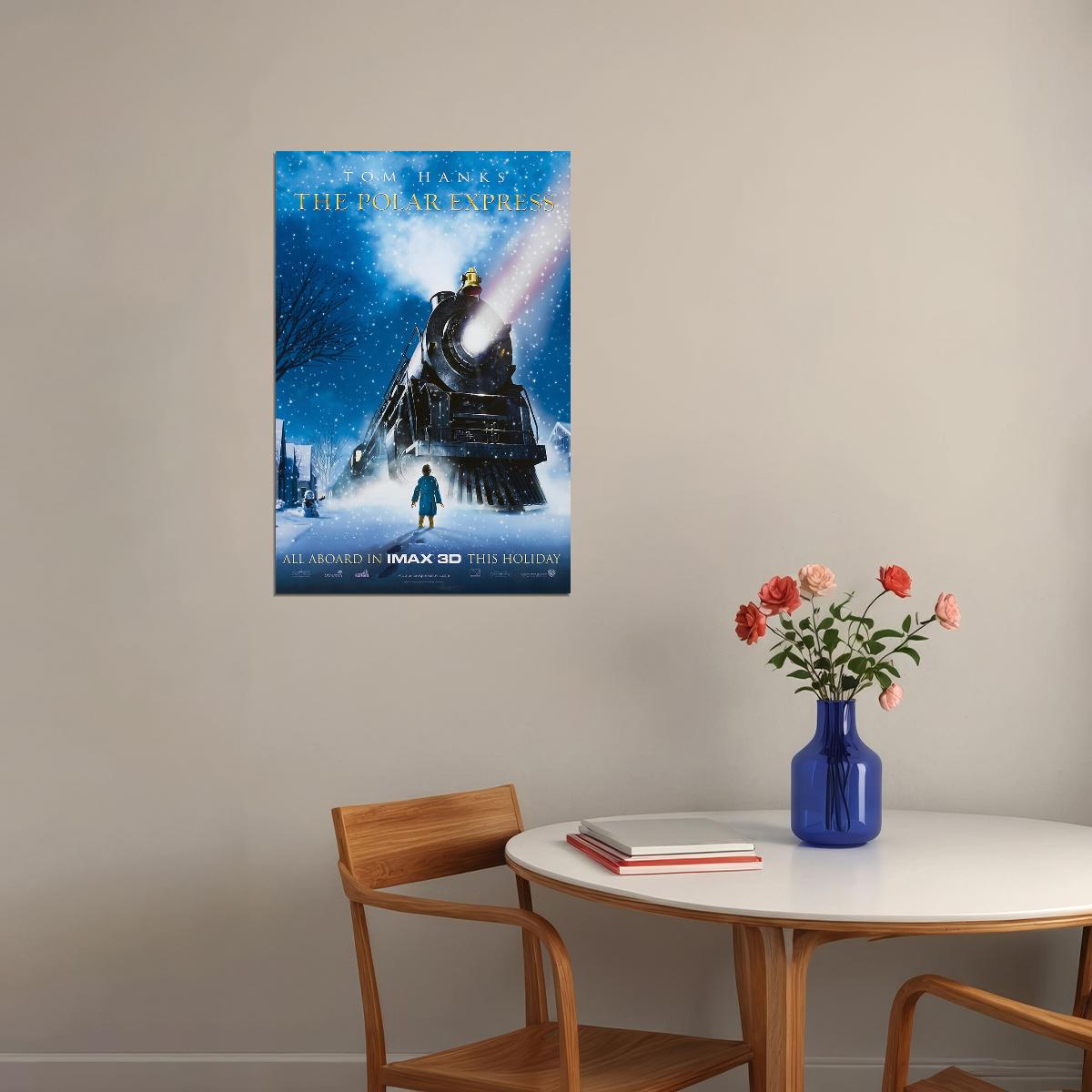The Polar Express Animation Movie Adventure Comedy Poster Wall Art Print Home Wall Decor - xonomax