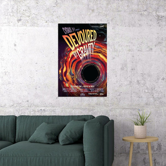 Cygnus X-1 Devoured By Gravity! Nasa Movie Style Space Poster Wall Art Print Home Wall Decor - xonomax