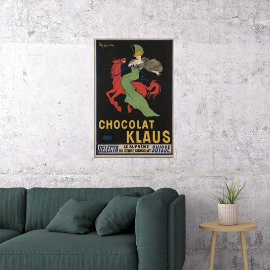 Chocolat Klaus 1903 Classic Chocolate Advertising Poster Wall Art Print Home Wall Decor - xonomax