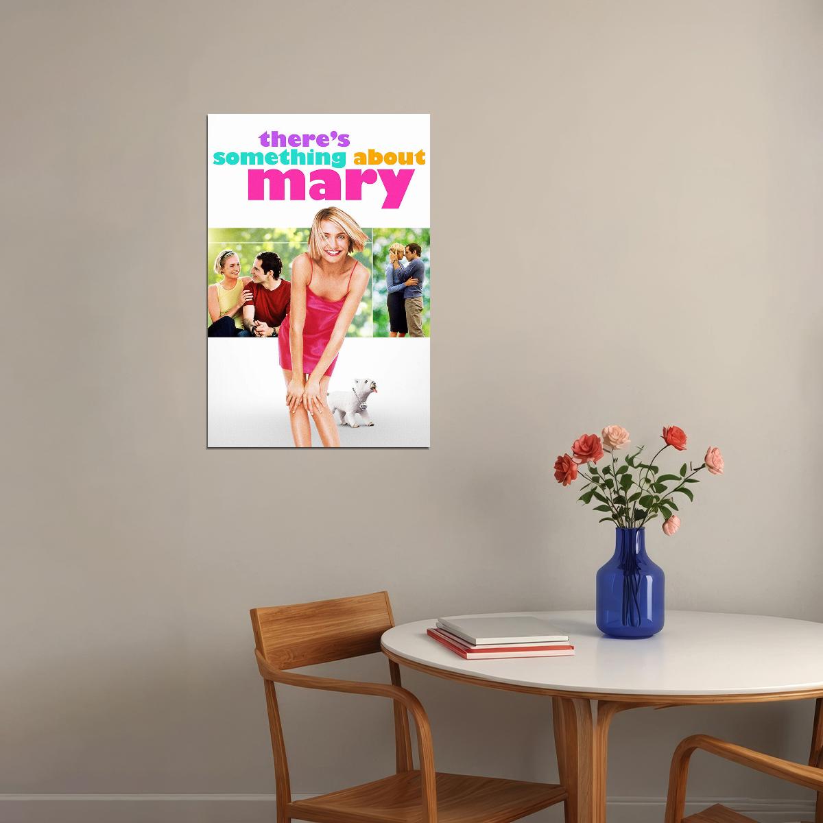 There's Something About Mary Movie Comedy Romance Poster Wall Art Print Home Wall Decor - xonomax