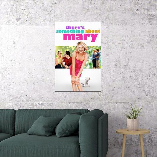 There's Something About Mary Movie Comedy Romance Poster Wall Art Print Home Wall Decor - xonomax