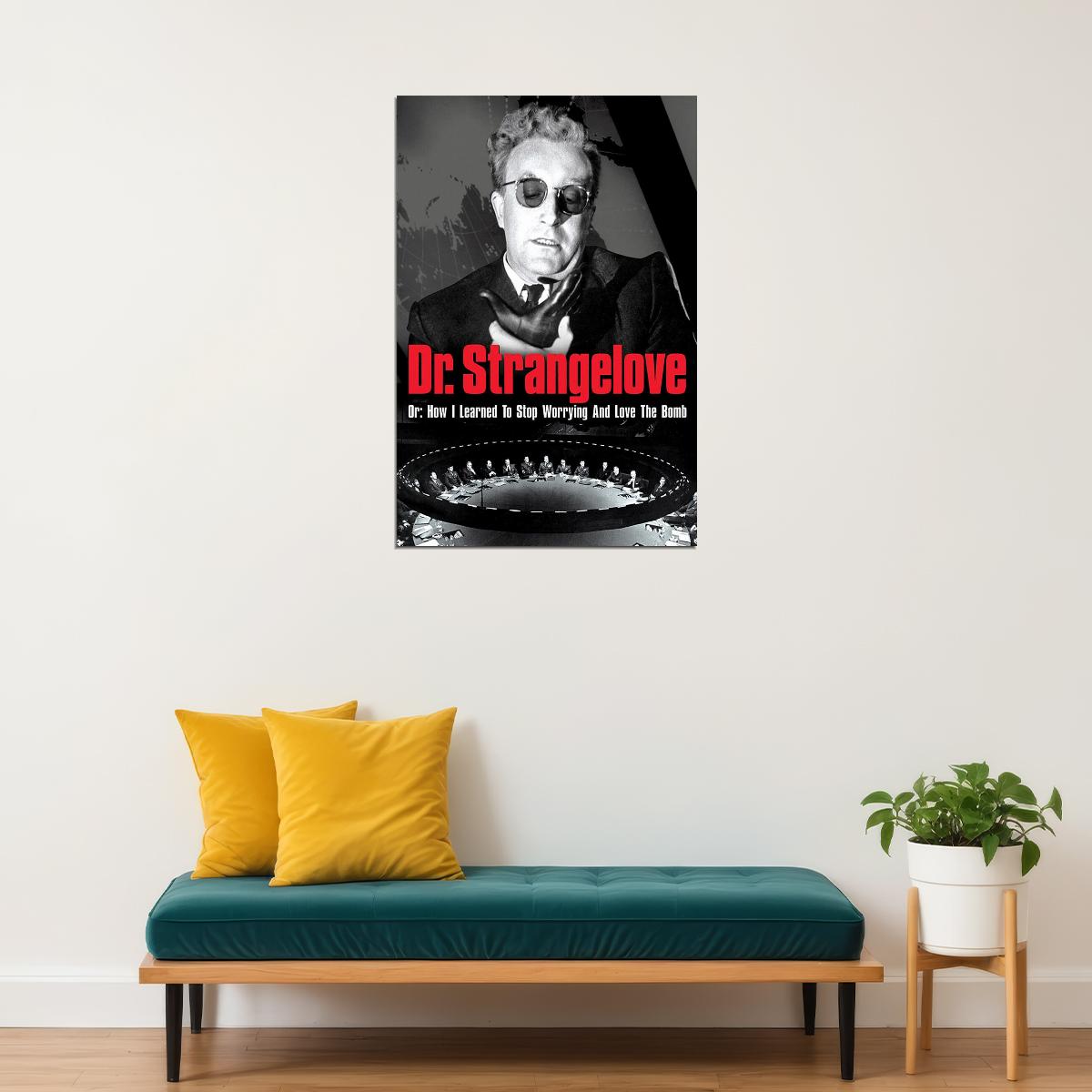 Dr. Strangelove Movie Comedy War Adventure Poster Wall Art Print Home Wall Decor - xonomax