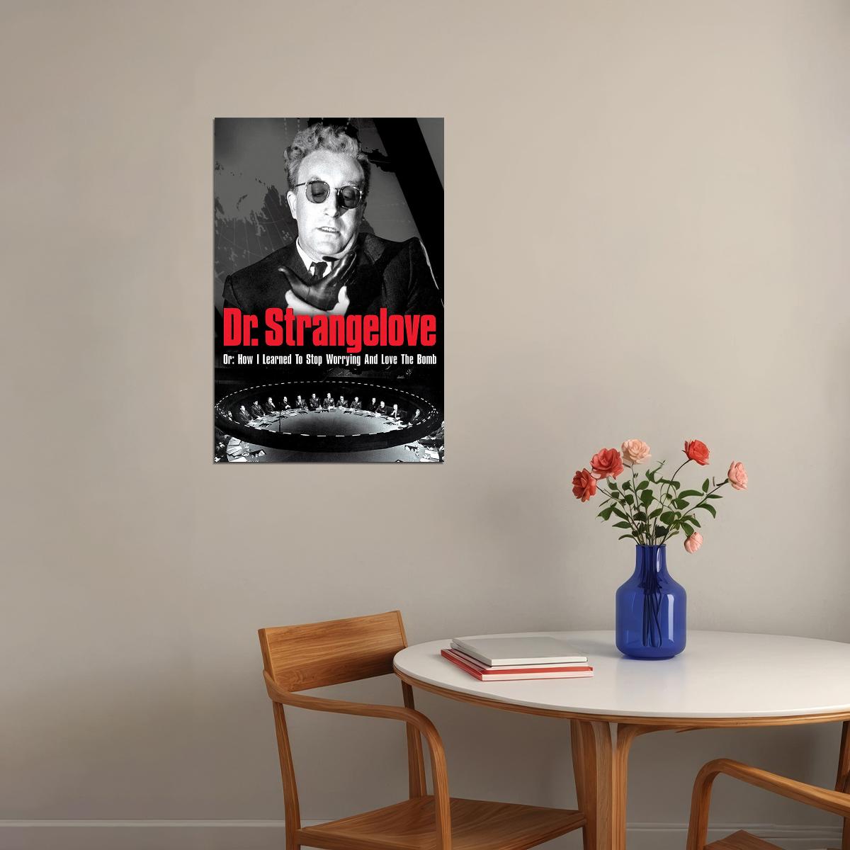 Dr. Strangelove Movie Comedy War Adventure Poster Wall Art Print Home Wall Decor - xonomax