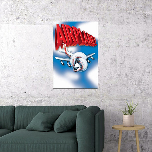 Airplane! Movie Comedy Action Adventure Poster Wall Art Print Home Wall Decor - xonomax
