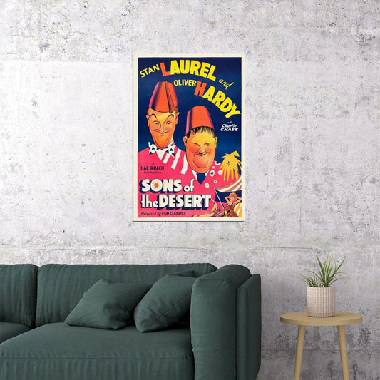 Sons Of The Desert Movie Comedy Family Poster Wall Art Print Home Wall Decor - xonomax