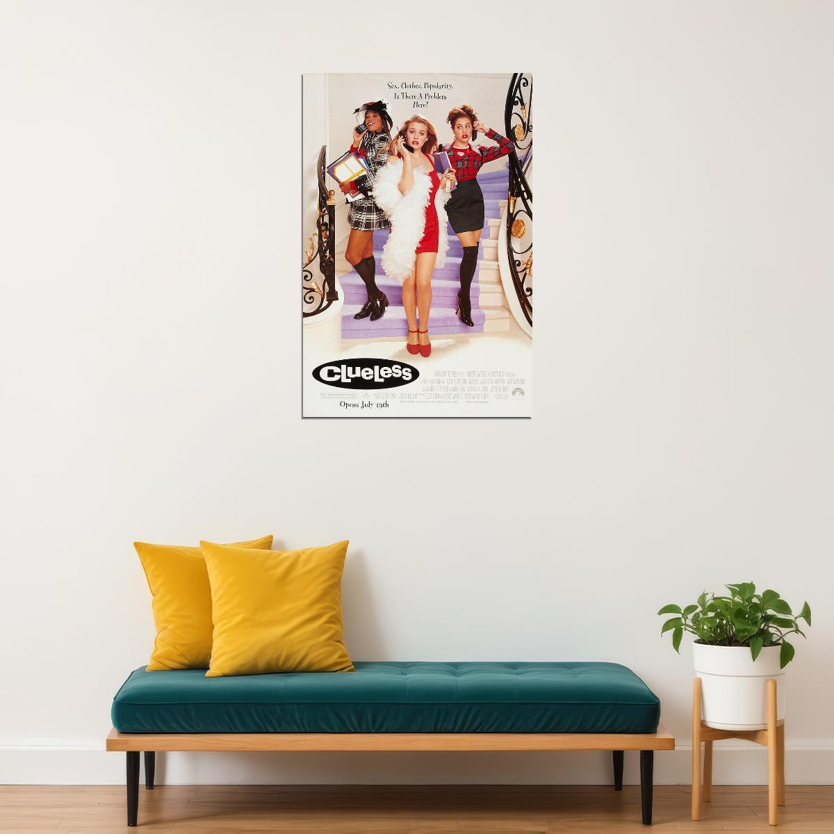 Clueless Comedy Movie Comedy Romance Poster Wall Art Print Home Wall Decor - xonomax