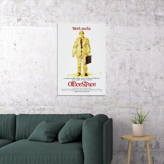 Office Space Movie Comedy Action Adventure Poster Wall Art Print Home Wall Decor - xonomax