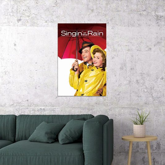 Singin' In The Rain Movie Musical Comedy Romance Poster Wall Art Print Home Wall Decor - xonomax