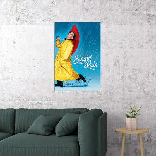 Singin' In The Rain Movie Comedy Musical Romance Poster Wall Art Print Home Wall Decor - xonomax