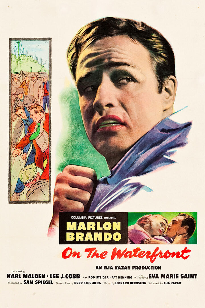 On The Waterfront Movie Crime Drama Thriller Poster Wall Art Print Home Wall Decor - xonomax