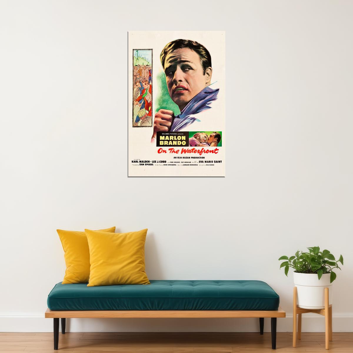 On The Waterfront Movie Crime Drama Thriller Poster Wall Art Print Home Wall Decor - xonomax