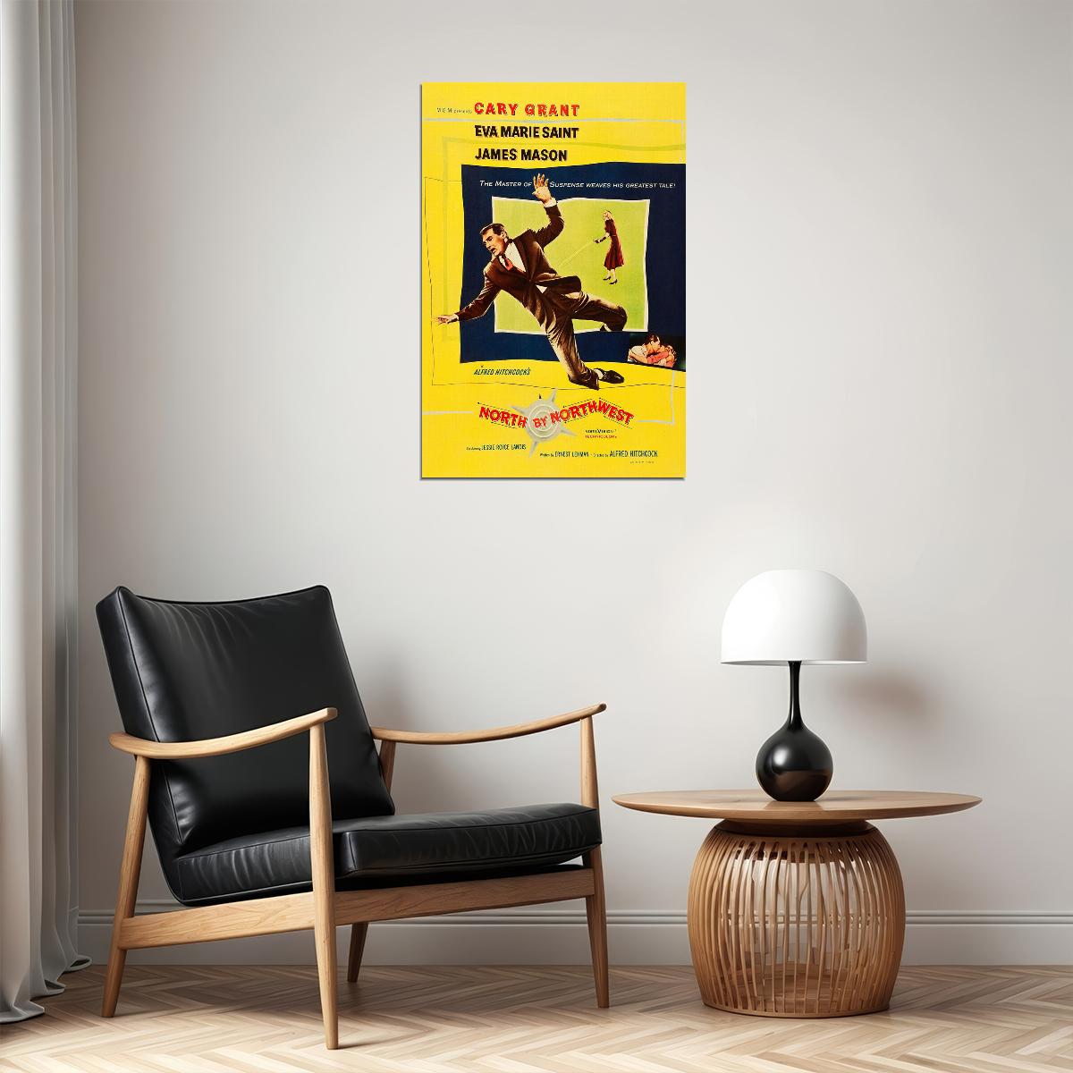 North By Northwest Movie Action Mystery Adventure Poster Wall Art Print Home Wall Decor - xonomax
