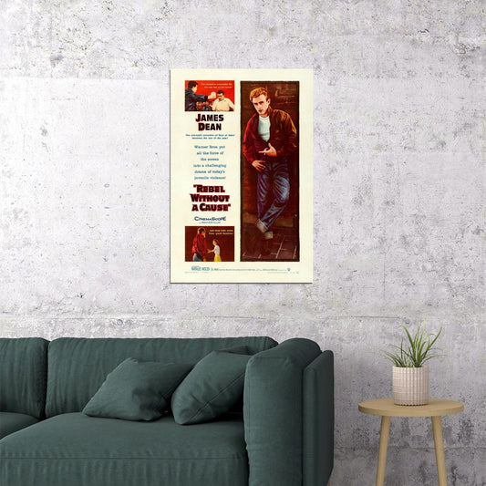 Rebel Without A Cause Movie Drama Action Poster Wall Art Print Home Wall Decor - xonomax