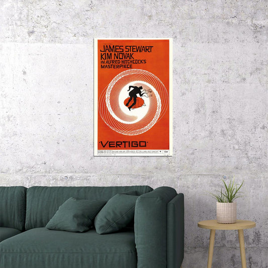 Vertigo Movie Mystery Romance Thriller Poster Wall Art Print Home Wall Decor - xonomax