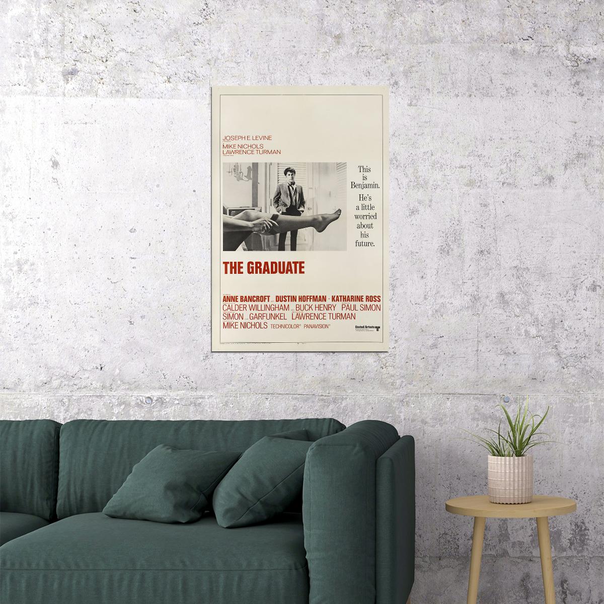 The Graduate Movie Comedy Drama Romance Poster Wall Art Print Home Wall Decor - xonomax
