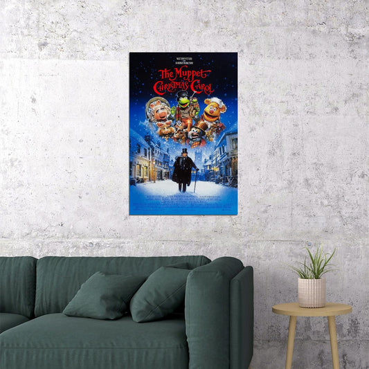 A Muppet Christmas Carol Movie Comedy Drama Family Poster Wall Art Print Home Wall Decor - xonomax