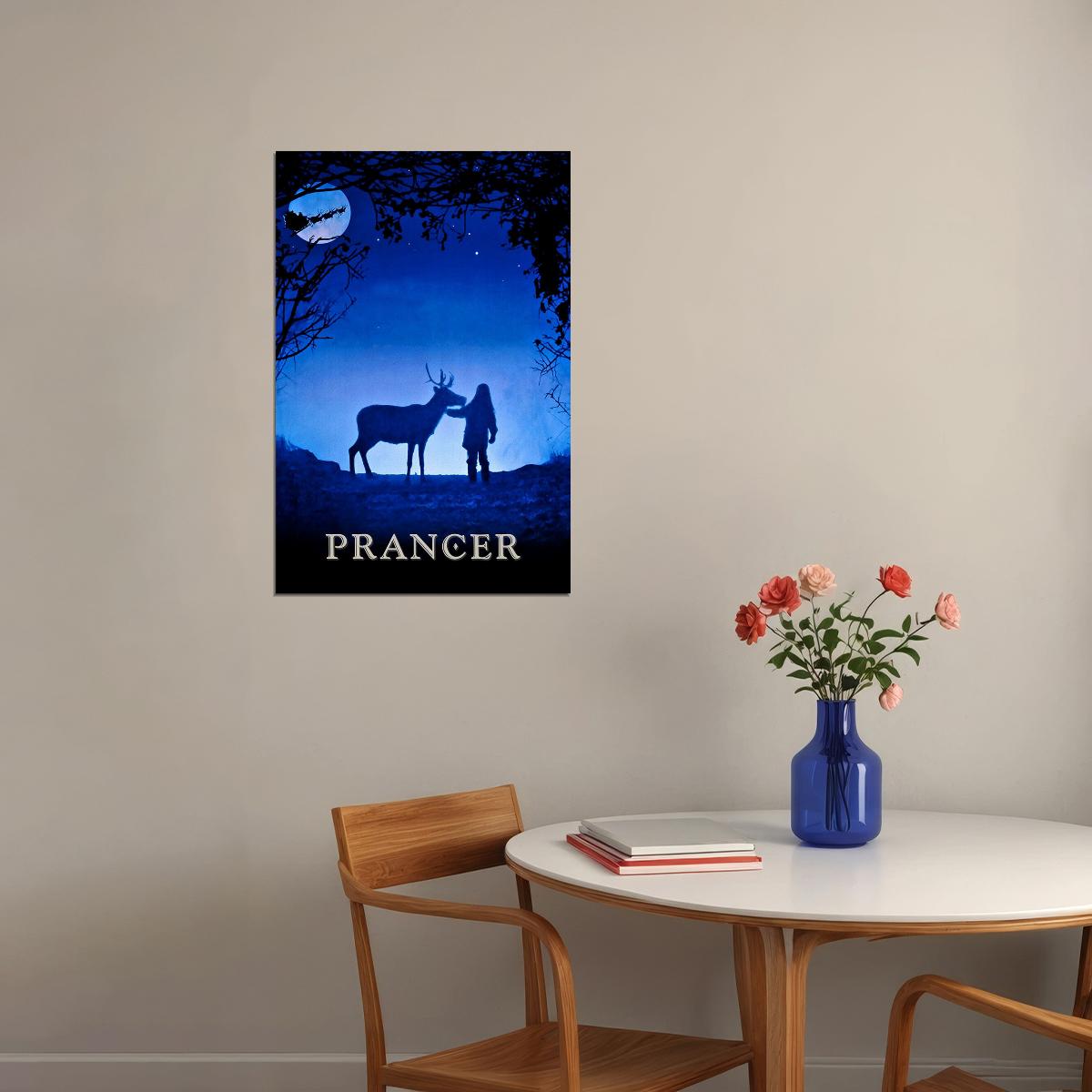 Prancer Movie Drama Family Fantasy Poster Wall Art Print Home Wall Decor - xonomax