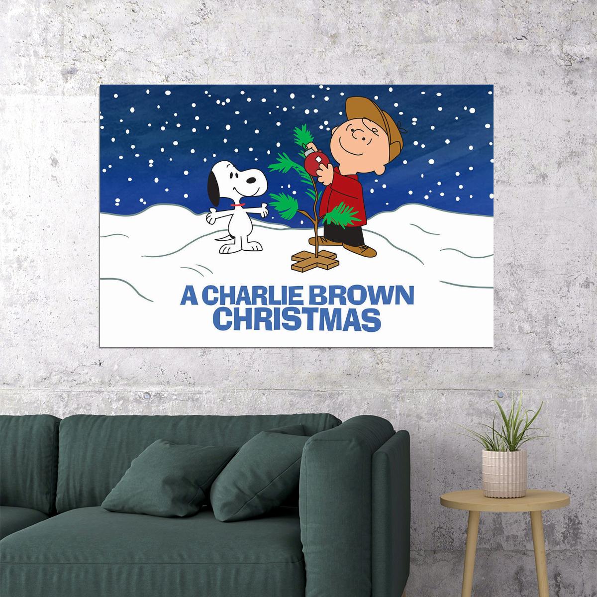 A Charlie Brown Christmas Animation Comedy Drama Poster Wall Art Print Home Wall Decor