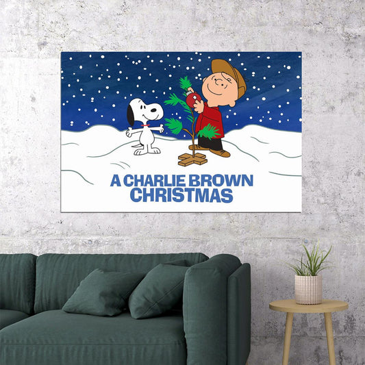 A Charlie Brown Christmas Animation Comedy Drama Poster Wall Art Print Home Wall Decor - xonomax