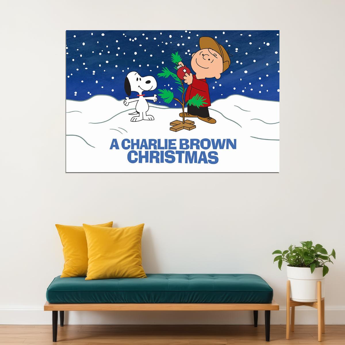 A Charlie Brown Christmas Animation Comedy Drama Poster Wall Art Print Home Wall Decor