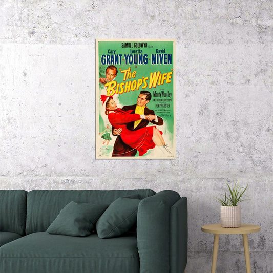 The Bishop's Wife Movie Comedy Drama Fantasy Poster Wall Art Print Home Wall Decor - xonomax