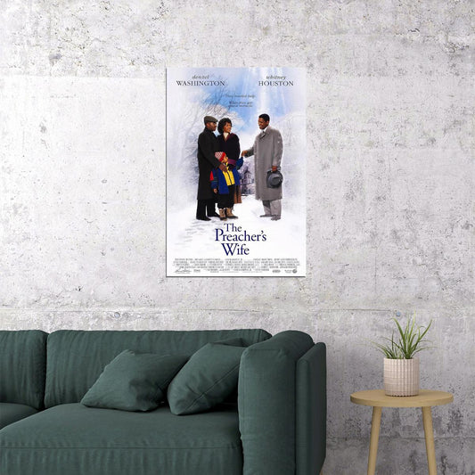 The Preacher's Wife Movie Comedy Drama Fantasy Poster Wall Art Print Home Wall Decor - xonomax
