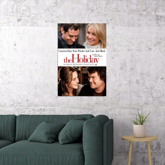 The Holiday Movie Comedy Romance Drama Poster Wall Art Print Home Wall Decor - xonomax