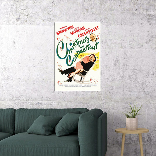 Christmas In Connecticut Movie Comedy Romance Poster Wall Art Print Home Wall Decor - xonomax