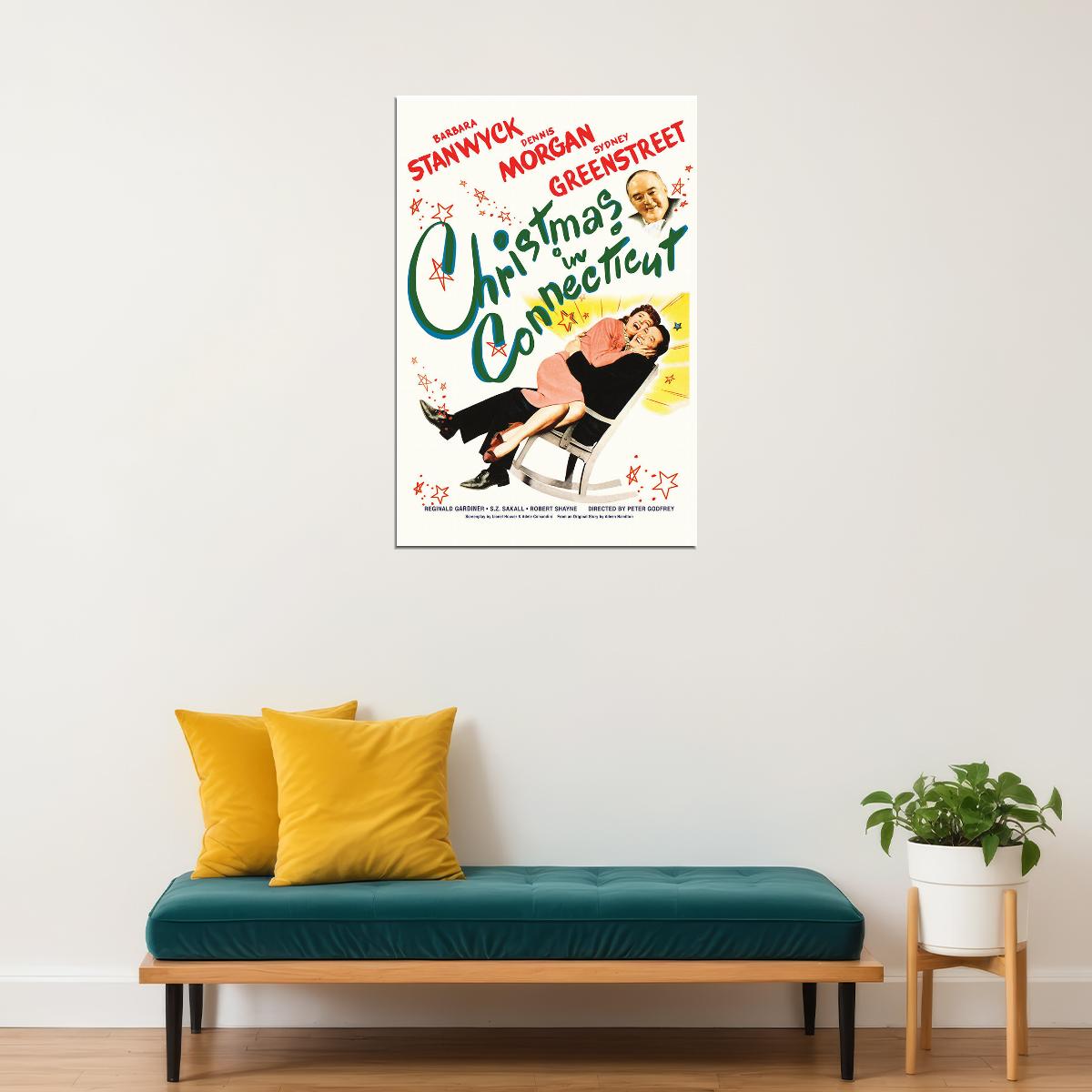 Christmas In Connecticut Movie Comedy Romance Poster Wall Art Print Home Wall Decor - xonomax