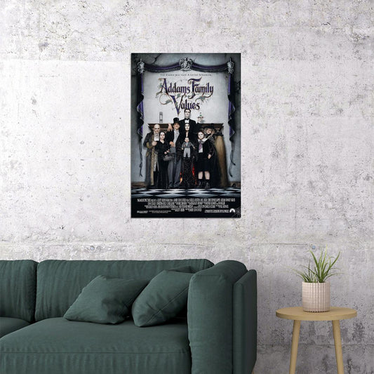 Addams Family Values Movie Comedy Fantasy Poster Wall Art Print Home Wall Decor - xonomax
