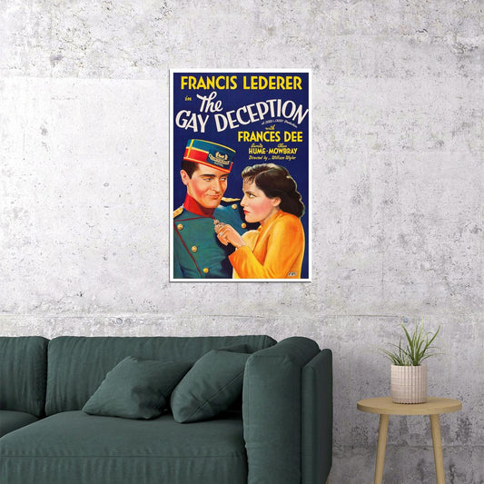The Gay Deception 1935 Movie Comedy Drama Romance Poster Wall Art Print Home Wall Decor - xonomax