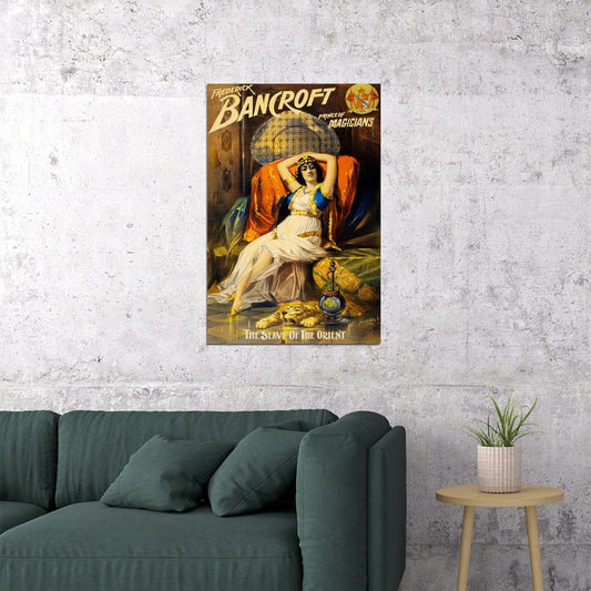 Slave Girl Of The Orient 1890s Vintage Style Magic Poster Wall Art Print Home Wall Decor - xonomax
