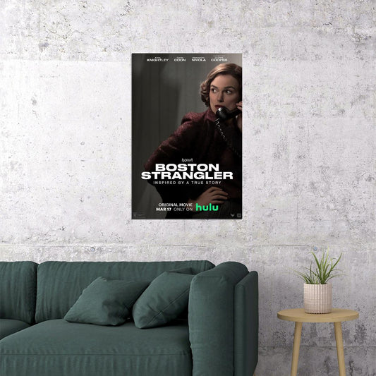 Boston Strangler Movie Crime Drama History Poster Wall Art Print Home Wall Decor - xonomax