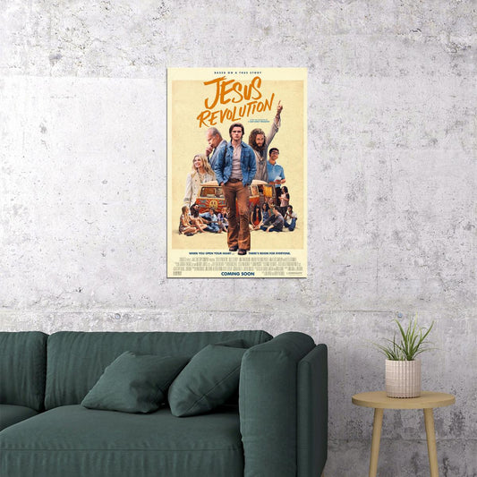 Jesus Revolution Movie Drama Action Poster Wall Art Print Home Wall Decor - xonomax
